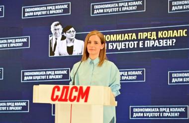 СДСМ: Владата на Мицкоски со тотален економски дебакл – инфлацијата го јаде семејниот буџет