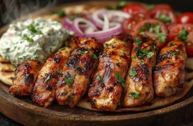 Сочно пилешко гиро со ѕаѕики, едноставен, ама многу вкусен рецепт…
