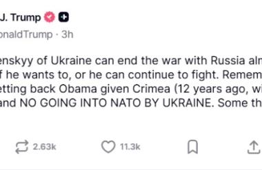 Трамп: Зеленски, ако сака, може да ја заврши војната со Русија речиси веднаш