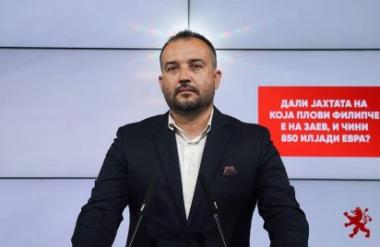 Лефков: Дали јахтата на која плови Филипче е на Заев и чини 850.000 евра?