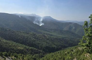 Дождот го изгасна пожарот во „Јасен“