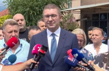 Мицкоски: Кандидатите на ВМРО-ДПМНЕ  се со план, програма и визија, очекувам убедлива победа на локалните избори